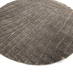Tapis rond - Farley Natural Cotton Shaggy (taupe)