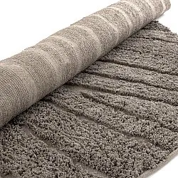 Tapis rond - Farley Natural Cotton Shaggy (taupe)