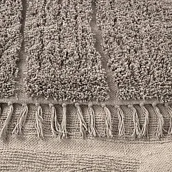 Tapis à poils longs - Farley Natural Cotton Shaggy (taupe)