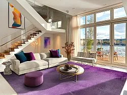Tapis Wilton - Guillos (violet)