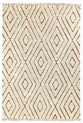 Tapis à poils longs - Holwell Natural Cotton Shaggy (umazano bela/rjava)