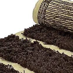 Tapis shaggy - Ikara Natural Cotton Shaggy (marron)