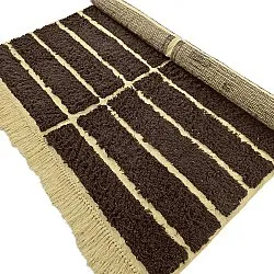 Tapis shaggy - Ikara Natural Cotton Shaggy (marron)