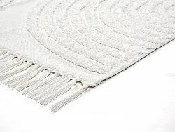 Tapis à poils longs - Jovie Natural Cotton Shaggy (blanc cassé)