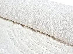 Tapis à poils longs - Jovie Natural Cotton Shaggy (blanc cassé)