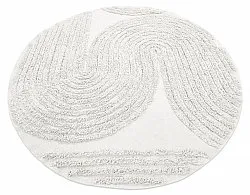 Tapis rond - Jovie Natural Cotton Shaggy (blanc cassé)