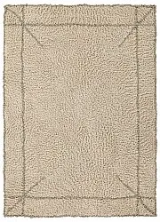 Tapis à poils longs - Kairi Natural Cotton Shaggy (beige/taupe)