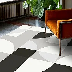 Tapis Wilton - Kalami (blanc/gris/noir)