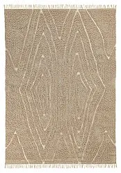 Tapis à poils longs - Kindon Natural Cotton Shaggy (bež/bela)
