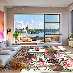 Tapis Wilton - Kulu (multicolore)