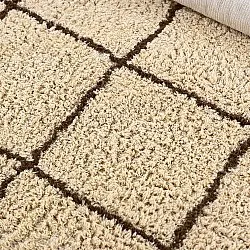 Tapis shaggy - Lana Natural Cotton Shaggy (beige/marron)
