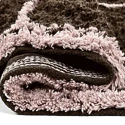 Tapis rond - Lana Natural Cotton Shaggy (marron)