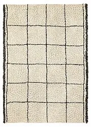 Tapis shaggy - Lana Natural Cotton Shaggy (crème/gris foncé)