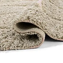 Tapis à poils longs - Lindley Natural Cotton Shaggy (bež/roza)