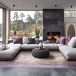 Tapis Wilton - Loures (violet)