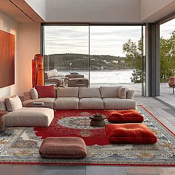 Tapis Wilton - Lukla (rouge)