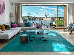 Tapis Wilton - Lynton (bleu pétrole)