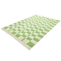 Tapis shaggy - Maranello Natural Cotton Shaggy (vert)