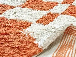 Tapis shaggy - Maranello Natural Cotton Shaggy (orange)