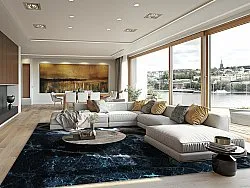 Tapis Wilton - Narbolia (bleu/multicolore)