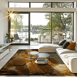 Tapis Wilton - Olivera (marron)