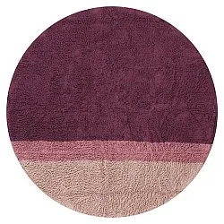 Tapis rond - Pione Natural Cotton Shaggy (rose)