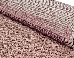 Tapis rond - Pione Natural Cotton Shaggy (rose)
