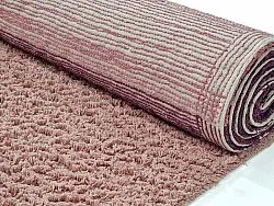 Tapis à poils longs - Pione Natural Cotton Shaggy (rose)