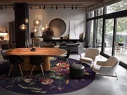 Tapis rond - Rich Flowers (multicolore)