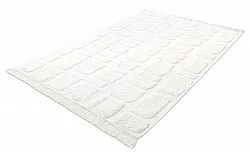 Tapis shaggy - Salem Natural Cotton Shaggy (blanc cassé)