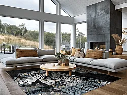 Tapis Wilton - Tamsim (noir/multi)