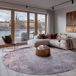 Tapis rond - Tarnos (violet)