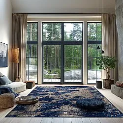 Tapis Wilton - Temima (bleu)