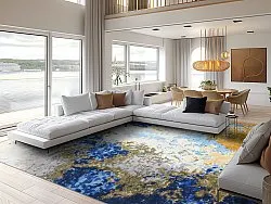 Tapis Wilton - Travale (bleu/jaune/multicolore)