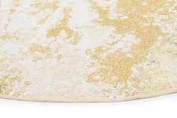 Tapis rond - Travale (jaune)