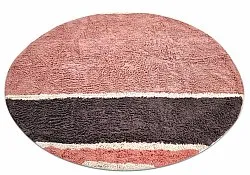 Tapis rond - Vinci Natural Cotton Shaggy (rose)