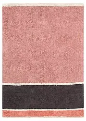 Tapis à poils longs - Vinci Natural Cotton Shaggy (rose)