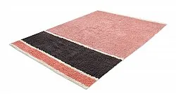 Tapis à poils longs - Vinci Natural Cotton Shaggy (rose)