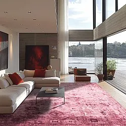 Tapis Wilton - Violetta (rose)