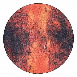 Tapis rond - Wells (orange)
