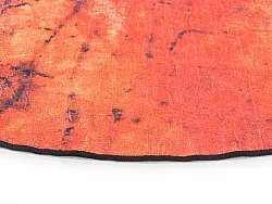 Tapis rond - Wells (orange)