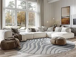 Tapis rond - Zèbre