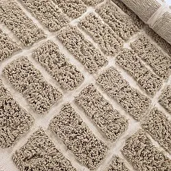Tapis à poils longs - Zola Natural Cotton Shaggy (beige)