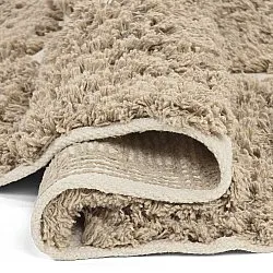 Tapis rond - Zola Natural Cotton Shaggy (beige)