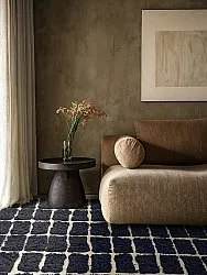 Tapis à poils longs - Zola Natural Cotton Shaggy (gris foncé)