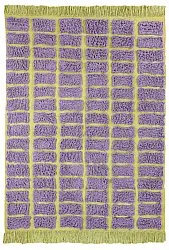Tapis à poils longs - Zola Natural Cotton Shaggy (violet)