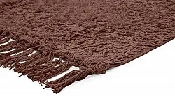 Tapis à poils longs - Alba Natural Cotton Shaggy (marron)