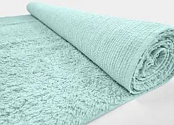 Tapis à poils longs - Alba Natural Cotton Shaggy (turquoise)