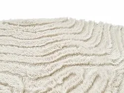 Tapis rond - Amora (blanc cassé)
