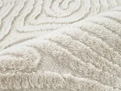 Tapis rond - Amora (blanc cassé)